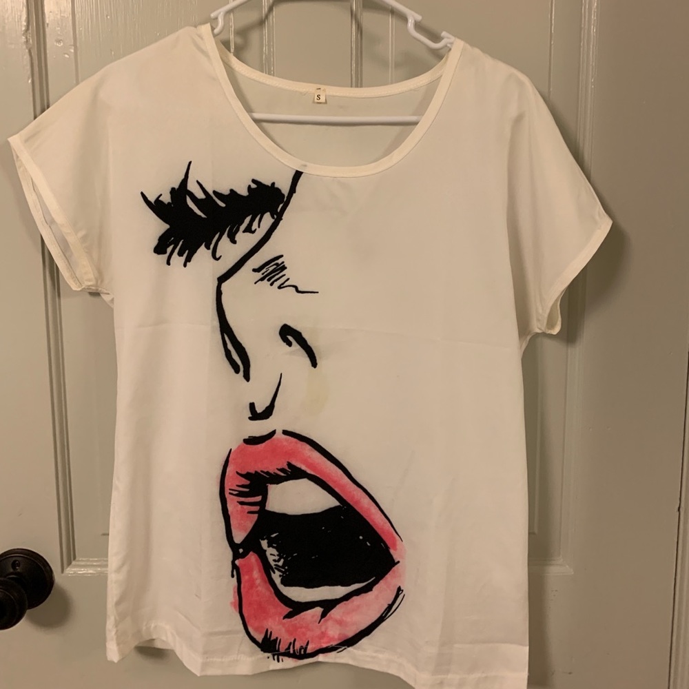 White face shirt